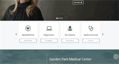 Desktop Screenshot of gardenparkmedical.com
